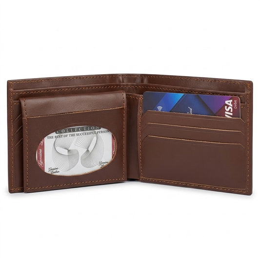 Men's Genuine Tan Leather Wallet