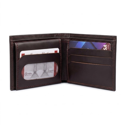Men's Genuine Bordo Leather Wallet